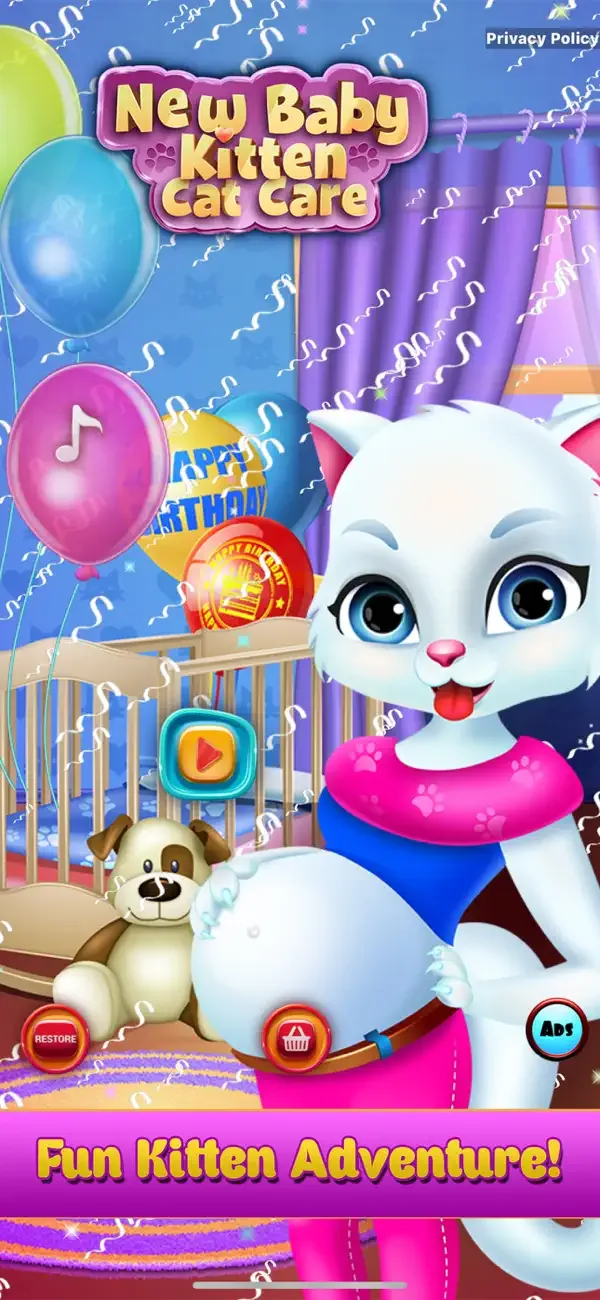 Baby Kitten Care: Cat Game screenshot 1