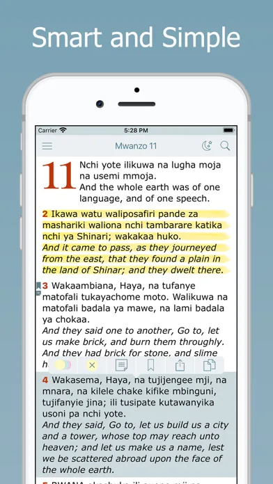 Biblia Takatifu－Swahili Bible screenshot 1