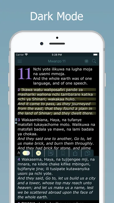 Biblia Takatifu－Swahili Bible screenshot 3