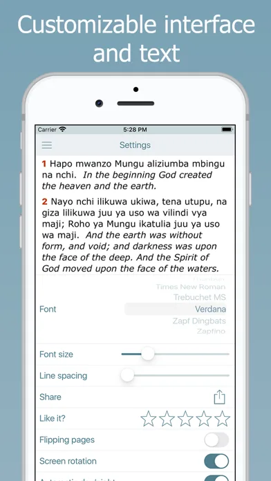 Biblia Takatifu－Swahili Bible screenshot 4