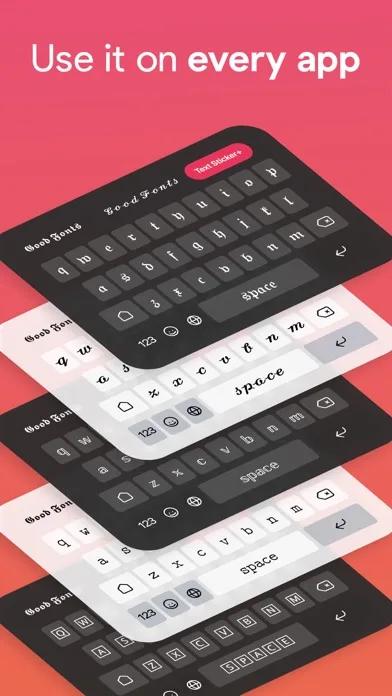 Fonts Keyboard & Cool Art Font screenshot 2