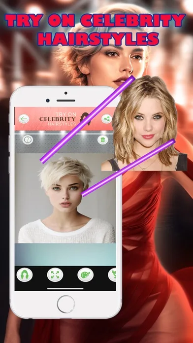 Try On Celebrity Hairstyles AI screenshot 1