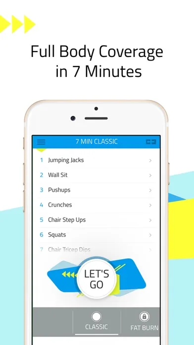 7 minute workout challenge. screenshot 2