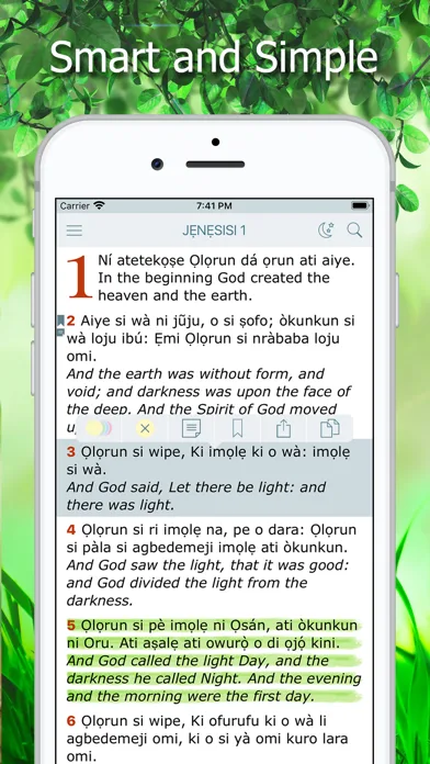 Yoruba Bible Holy Version KJV screenshot 1