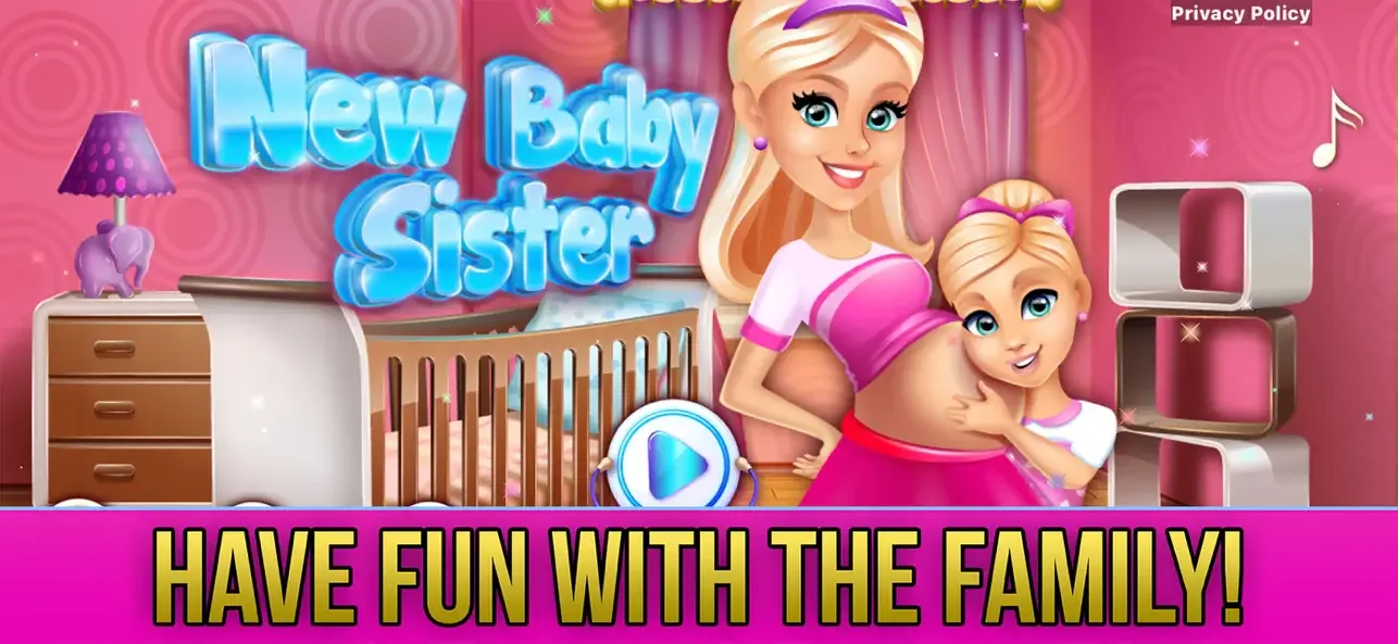 New Baby Sister: Mommy Games screenshot 1