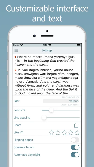 Kinyarwanda Bible. Biblia Yera screenshot 4