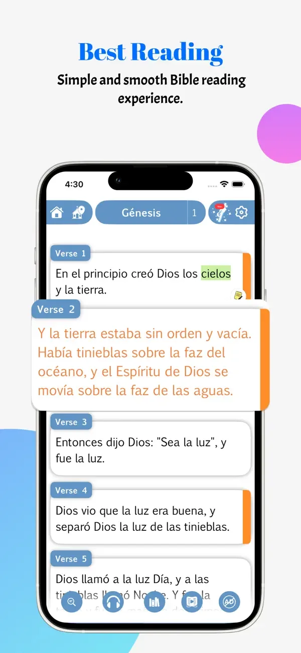 La Santa Biblia. Spanish Bible screenshot 2