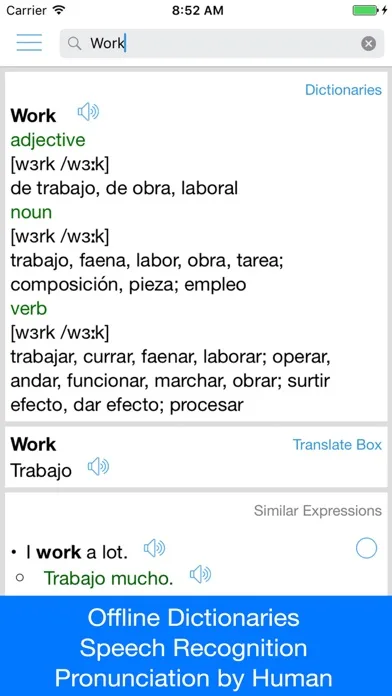 Spanish Translator Offline screenshot 3