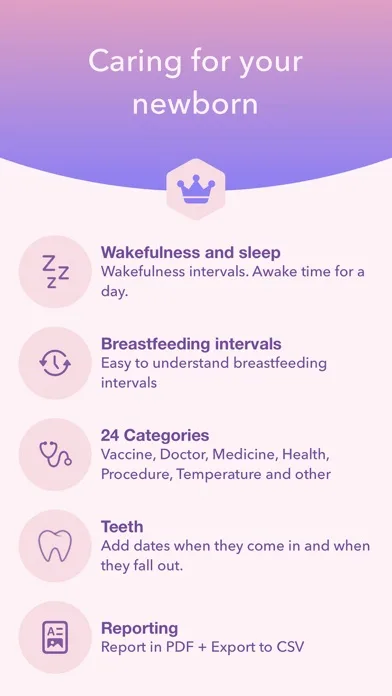 Baby Tracker: breast feeding + screenshot 1