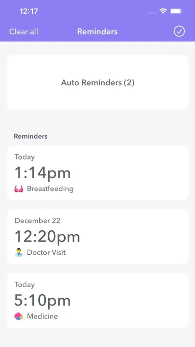 Baby Tracker: breast feeding + screenshot 3