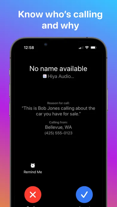 Hiya: Spam Blocker & Caller ID screenshot 1