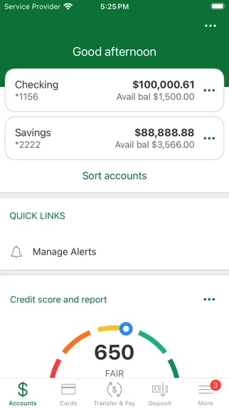 Fidelity Mobile Banking screenshot 2