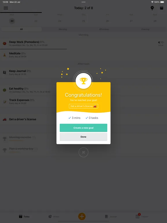 LifeWheel Goal Habit Tracker screenshot 4