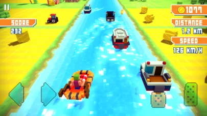 Blocky Highway screenshot 2