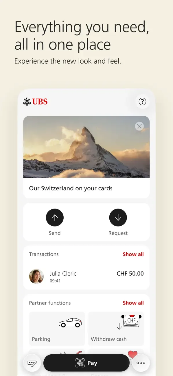 UBS TWINT screenshot 2