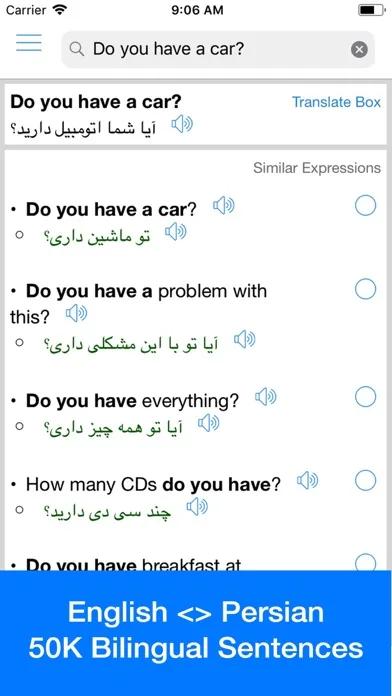 Persian Translator Offline screenshot 1