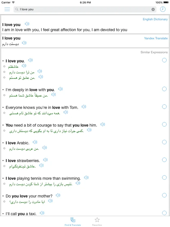 Persian Translator Offline screenshot 4