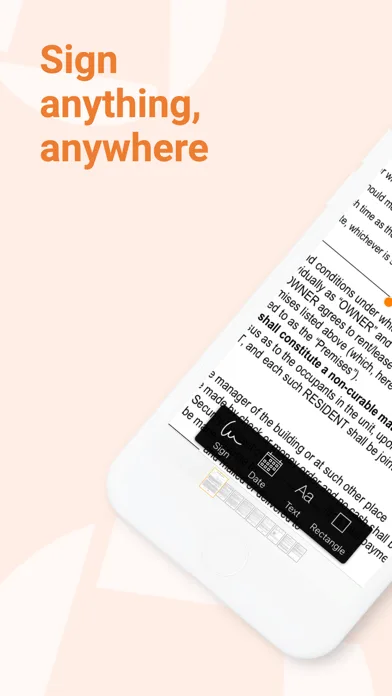 Genius Sign: PDF doc signature screenshot 1