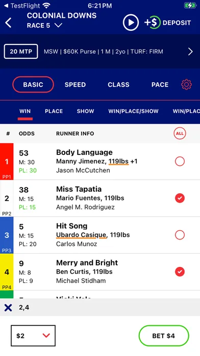 BetAmerica: Live Horse Racing screenshot 3