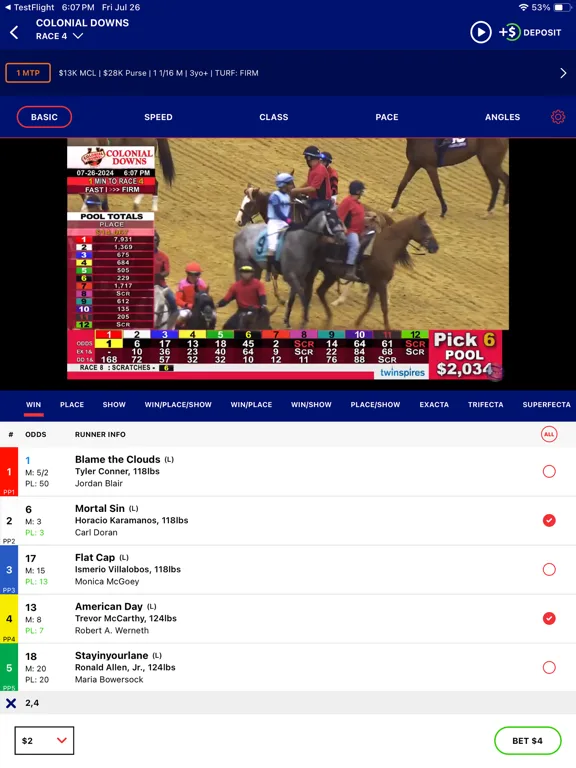 BetAmerica: Live Horse Racing screenshot 4