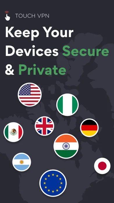 Touch VPN Secure Hotspot Proxy screenshot 1