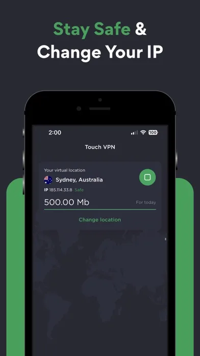 Touch VPN Secure Hotspot Proxy screenshot 5