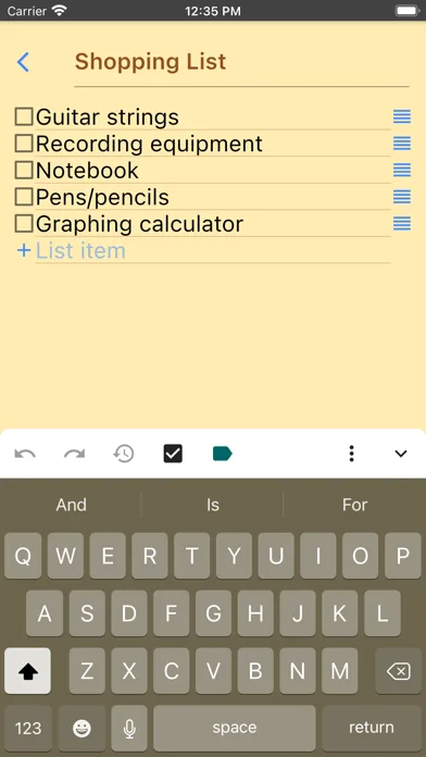 Inkpad Notepad - Notes - To do screenshot 2