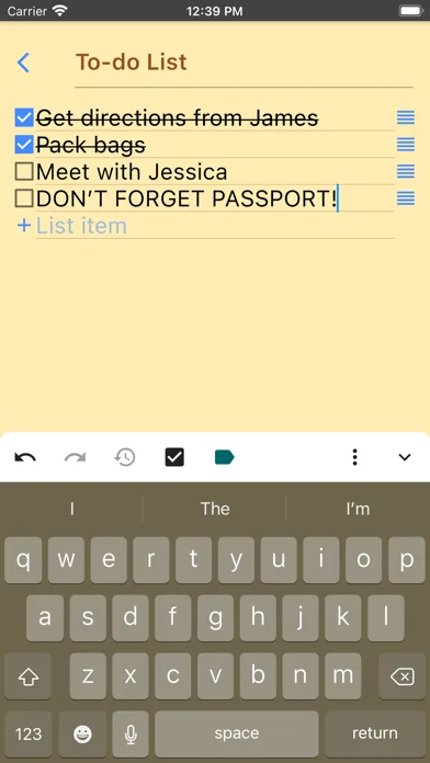Inkpad Notepad - Notes - To do screenshot 4