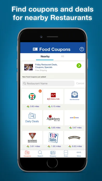 Food Coupons Deal Fast Reward screenshot 1