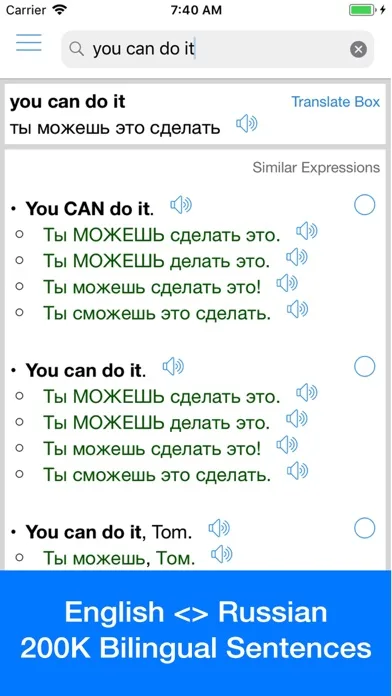Russian Translator Offline screenshot 1