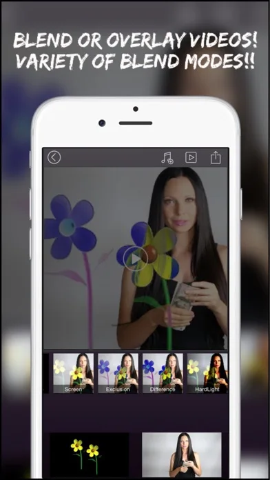 Video Blender Free : Blend any two videos or movie clips together instantly! screenshot 1