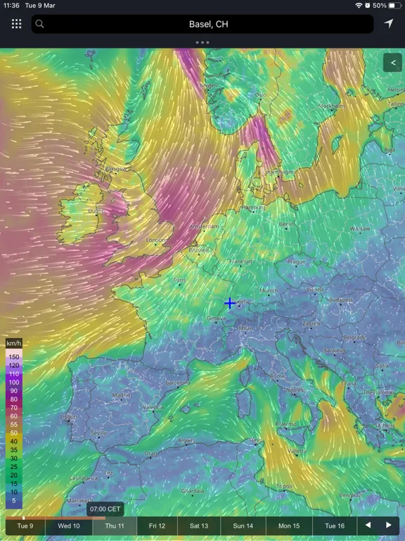 meteoblue weather & maps screenshot 3
