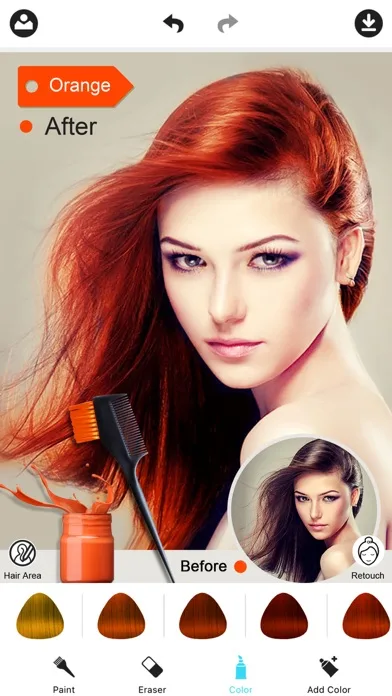 Hair Color Dye -Hairstyles Wig screenshot 1