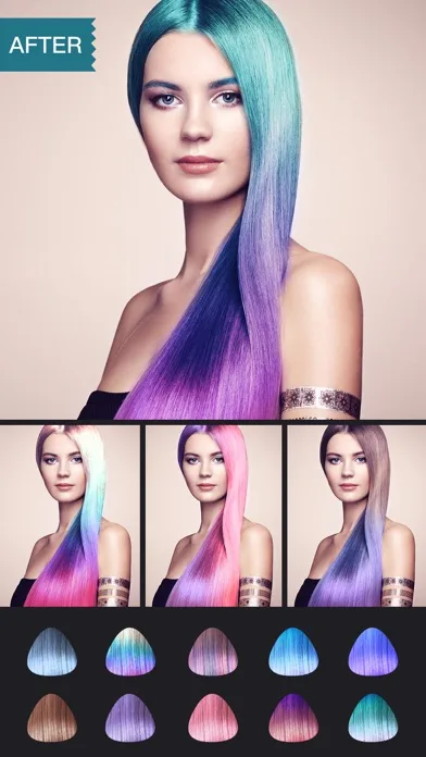 Hair Color Dye -Hairstyles Wig screenshot 4