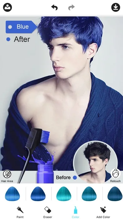 Hair Color Dye -Hairstyles Wig screenshot 5