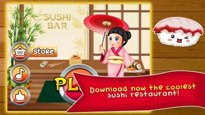 Sushi Food Maker Dash - lunch food making & mama make cooking games for girls, boys, kids screenshot 1
