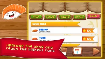 Sushi Food Maker Dash - lunch food making & mama make cooking games for girls, boys, kids screenshot 4