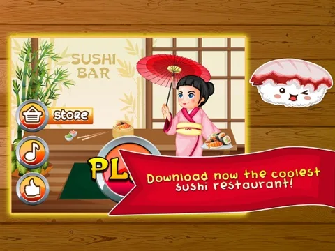 Sushi Food Maker Dash - lunch food making & mama make cooking games for girls, boys, kids screenshot 5