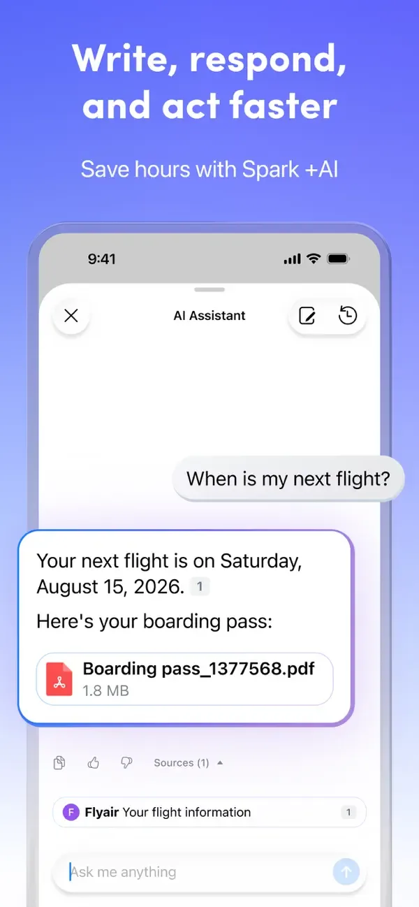 Spark Mail: AI Email Assistant screenshot 2