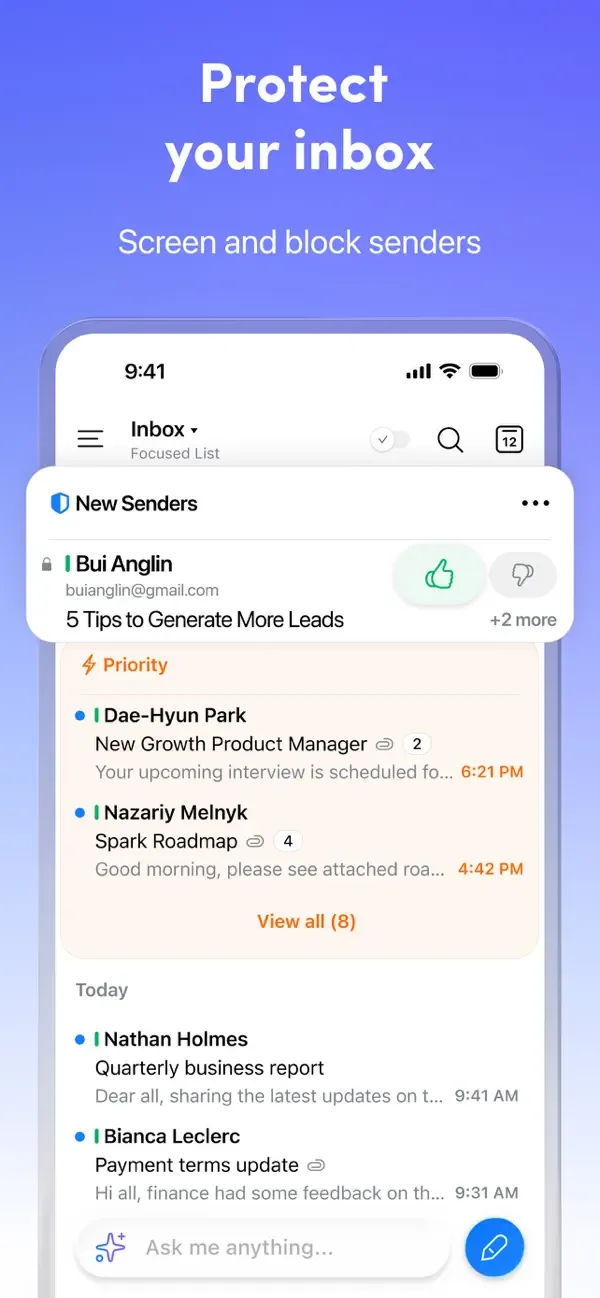 Spark Mail: AI Email Assistant screenshot 5