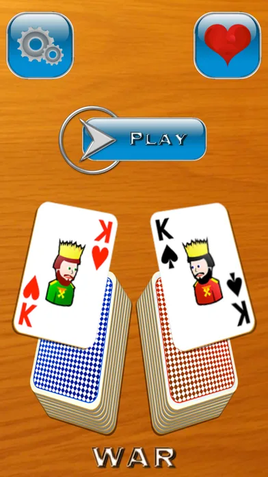 War Card Game for Two Players screenshot 1