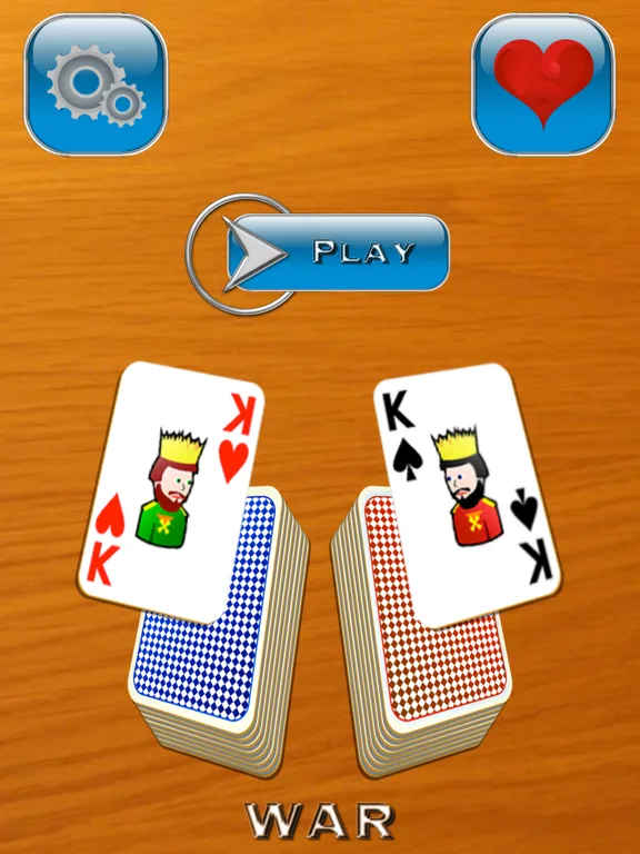 War Card Game for Two Players screenshot 3