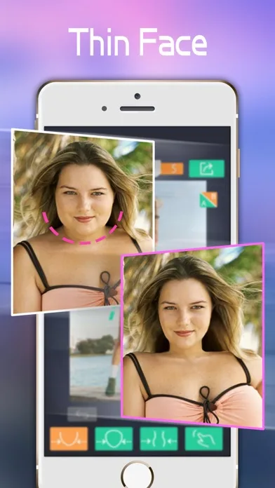 Make Me Thin - Photo Slim & Fat Face Swap Effects screenshot 1