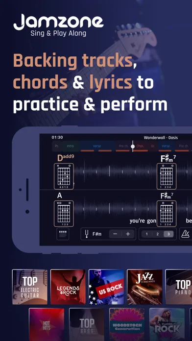 Jamzone - Sing & Play Along screenshot 1