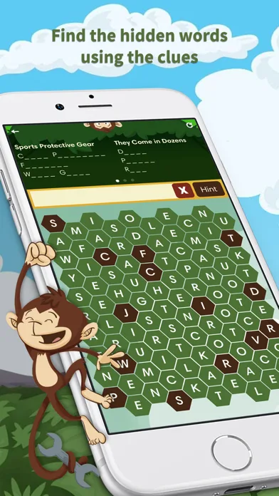 Monkey Wrench - Word Search screenshot 1