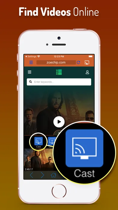 Cast Web Videos to TV - iWebTV screenshot 3