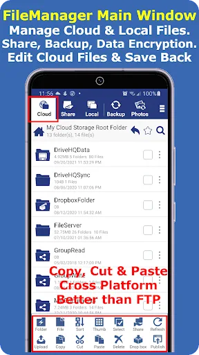 Cloud File Manager screenshot 2