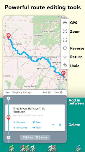 Maplocs: Bike Route Planner screenshot 4