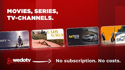 Films, series & TV on wedotv screenshot 1