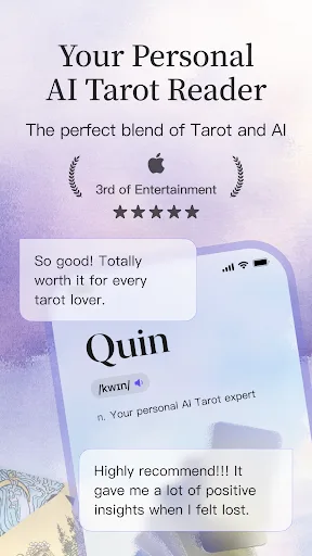 Quin: AI Tarot Reader screenshot 1